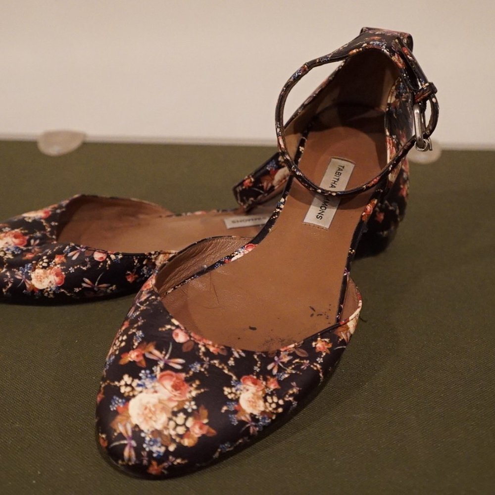 Tabitha Simmons Floral Ballet Flats